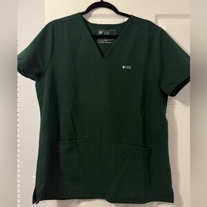 FIGS Women’s British Racing Green Scrub Top